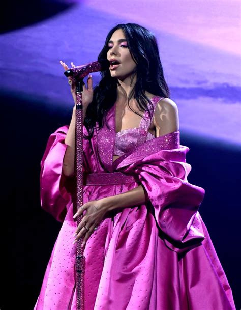 dua lipa pink versace dress